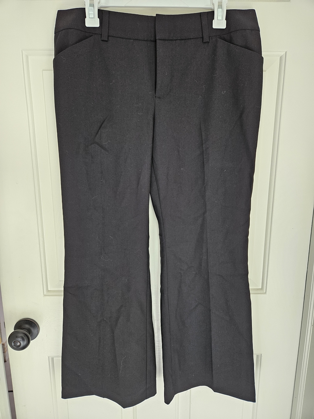 INC International Concepts Womem's Black Boot Cut Dress Pants Size 12 Petite